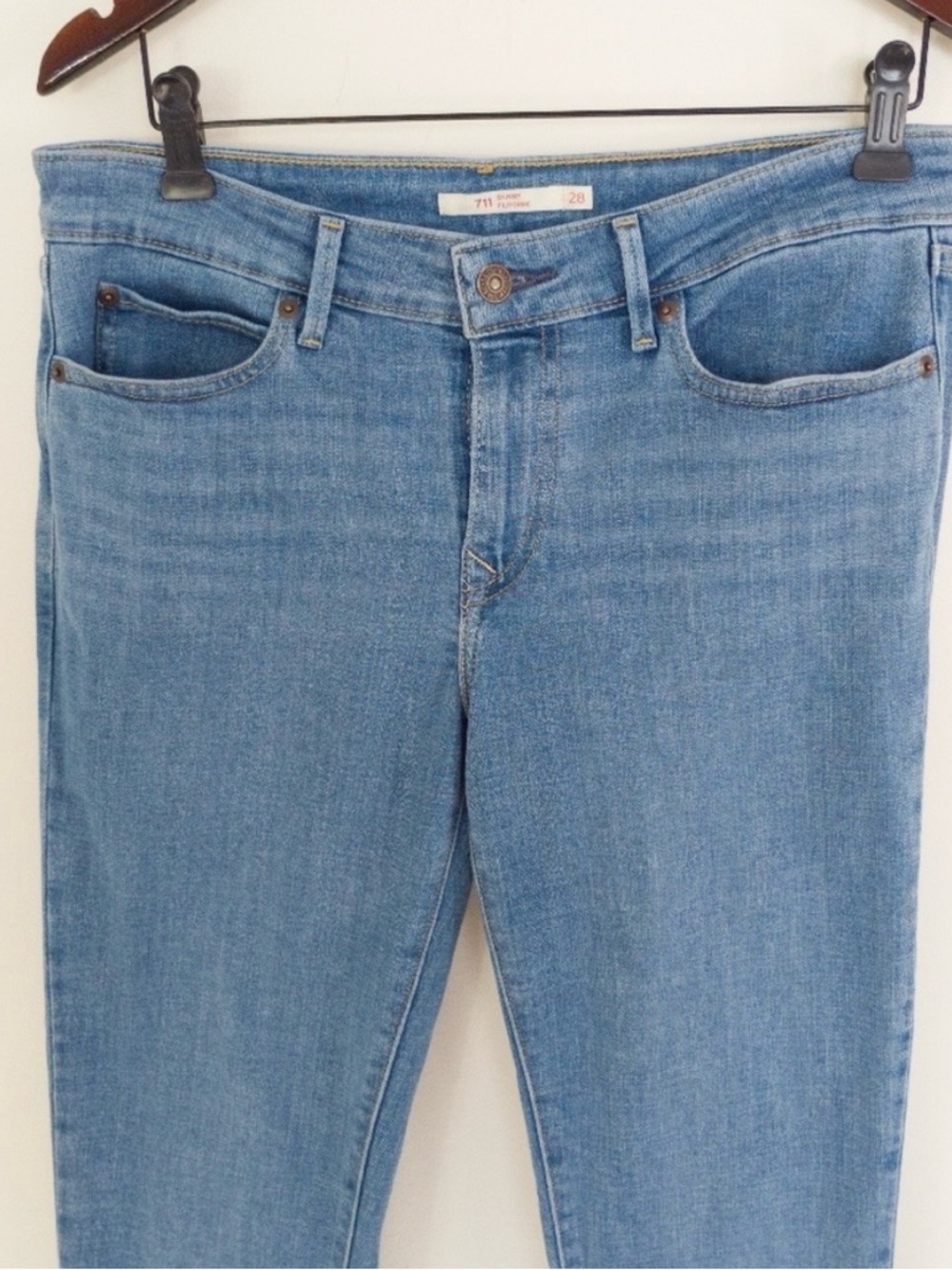 Levi's 711 Skinny Jeans Blue Size 28